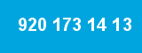 920 173 14 13